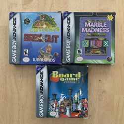 Used Complete In Box Game Boy Advanced Games 