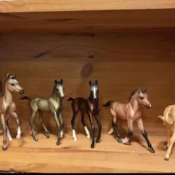 Lot Of 5 Breyer Horse Foals 
