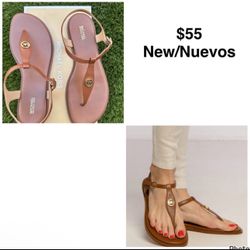 Coach and Michael Kors Sandals/shoes, New and Used/zapatos originales nuevos y usados $40-55. Size/Talla 10