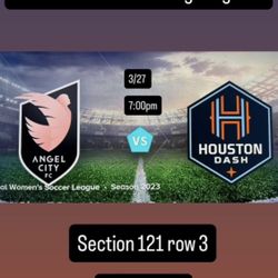 Angel city Vs Houston Dash Soccer Tickets