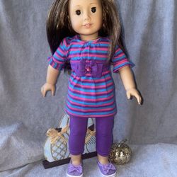 American Girl JLY Truly Me 59 with Off Brand Outfit 
