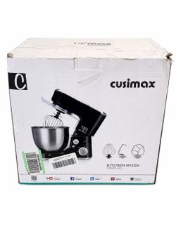 CUSIMAX CMKM-150 Tilt-Head Kitchen Stand Electric Dough 5-Quart Mixer - Black