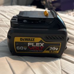 Free Dewalt 60V 6ah Battery (Sold As-Is)