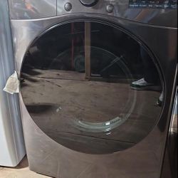 LG Electric Dryer-DLEX4080B Black Steel