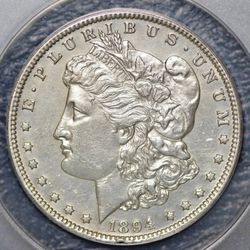 1894 Morgan Silver Dollar Beautiful Old Album Coin