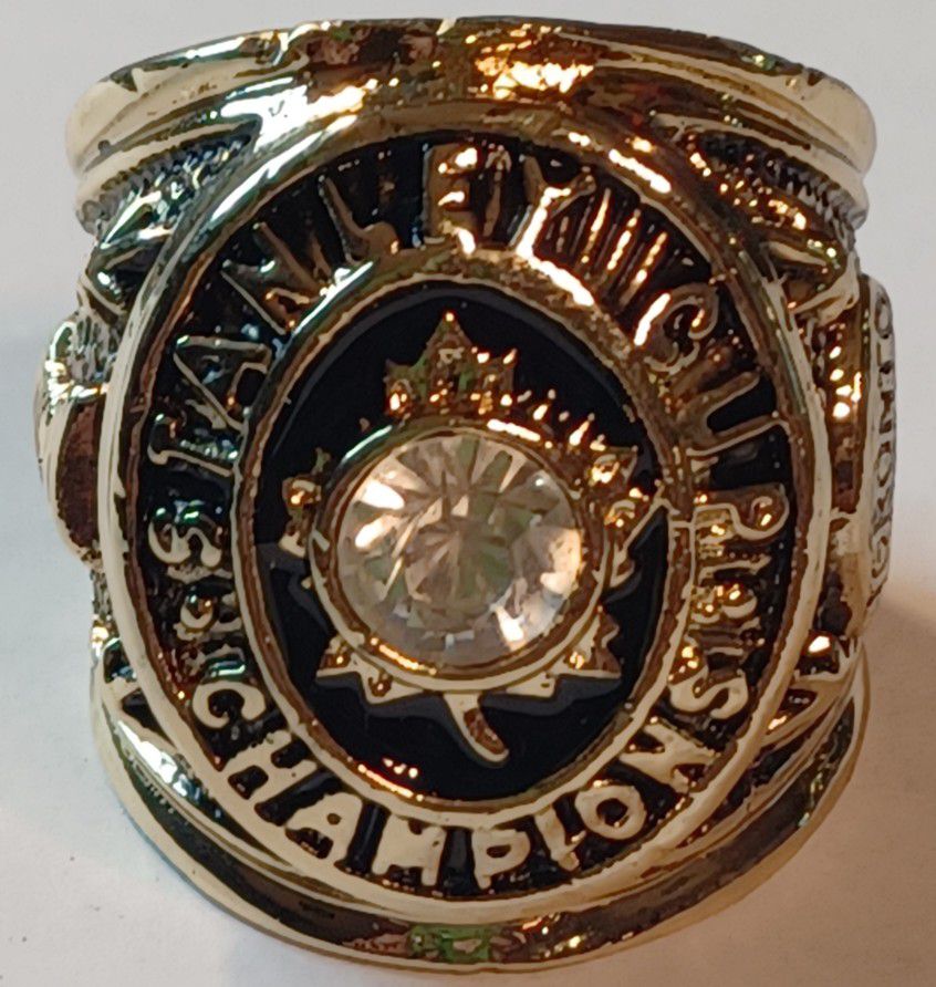 Toronto Maple Leafs 1962 Championship Ring High Detail Armstrong Arbour Baun