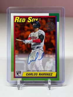 2025 topps carlos narvaez auto /25