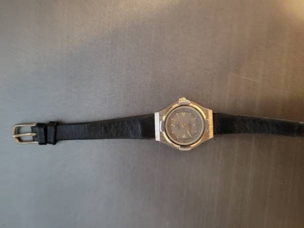 Omega Quartz gray Dial Vintage Ladies Watch new battery