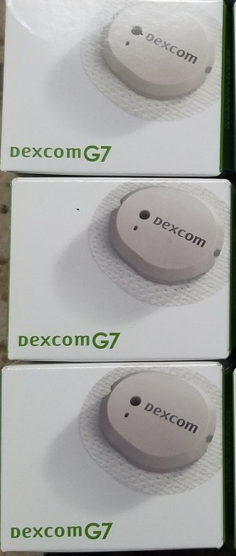 Dexcom G7 3 Pack Of Sensors (1 Month- 1 Sensor @10 Days) New In Box 185,00