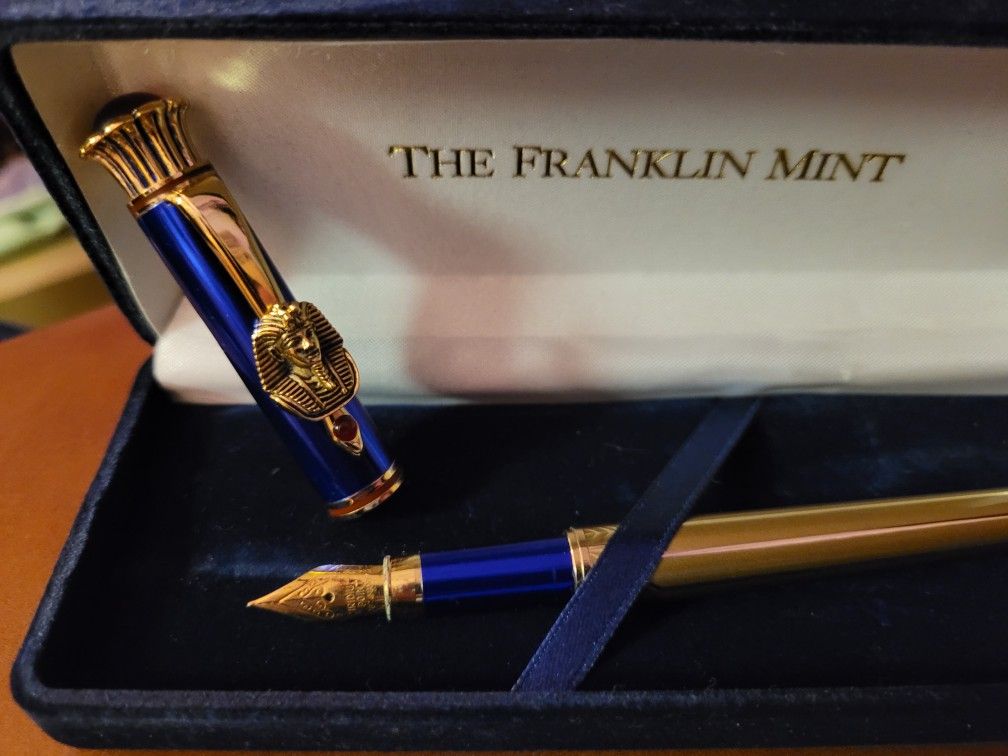 Franklin Mint Collectors Ink Pen King Tut