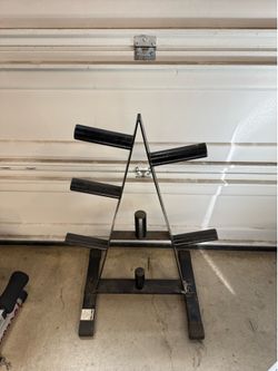 Weight Tree barbell plate rack