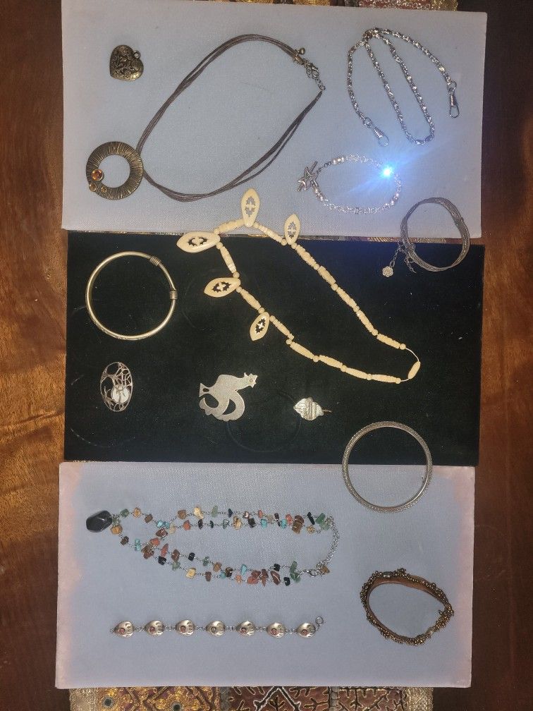 Jewelry - Estate Sale Necklaces, Bracelets, and Pendants.