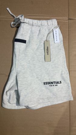 Light oatmeal essential shorts