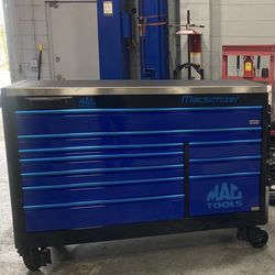 Mac Macsimizer Took Box Custom Blue/black, Stainless Work Top Used
