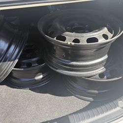 Original Mazda R16 Rims and Hub Caps STEELIES