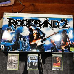 Rockband 2 Bundle For Xbox 360