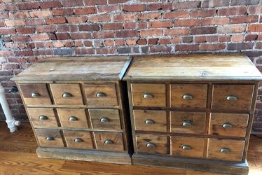 2 Crate and Barrel Bedford Pine Chests