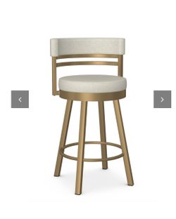 Ronny modern swivel counter depth chair