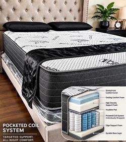 New bamboo king size mattress and free delivery, pay on arrival