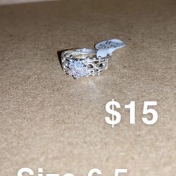 Silver Ring Size 6.5