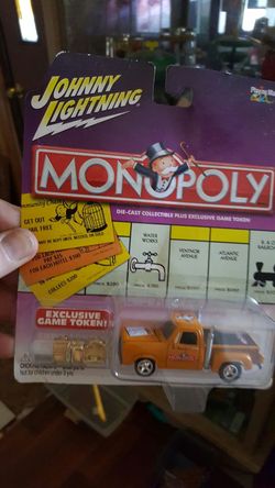 Johnny lightning Monopoly truck