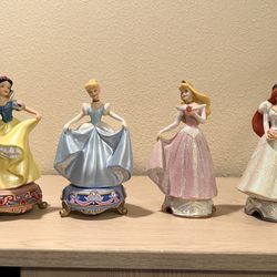 Rare Disney Princess Porcelain Figurines