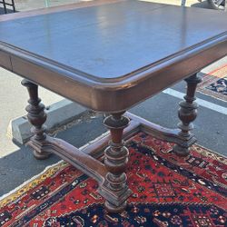 Antique wood table