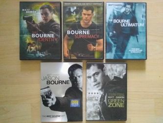 Jason Bourne Movie DVDs
