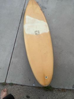 Rusty Surfboard 6’5”
