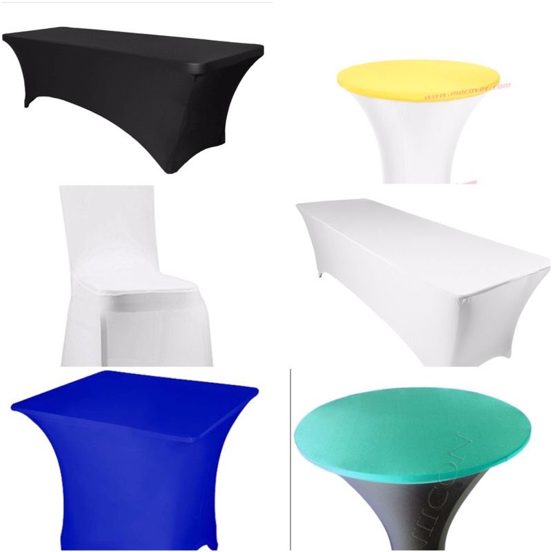 Spandex chair and table cover