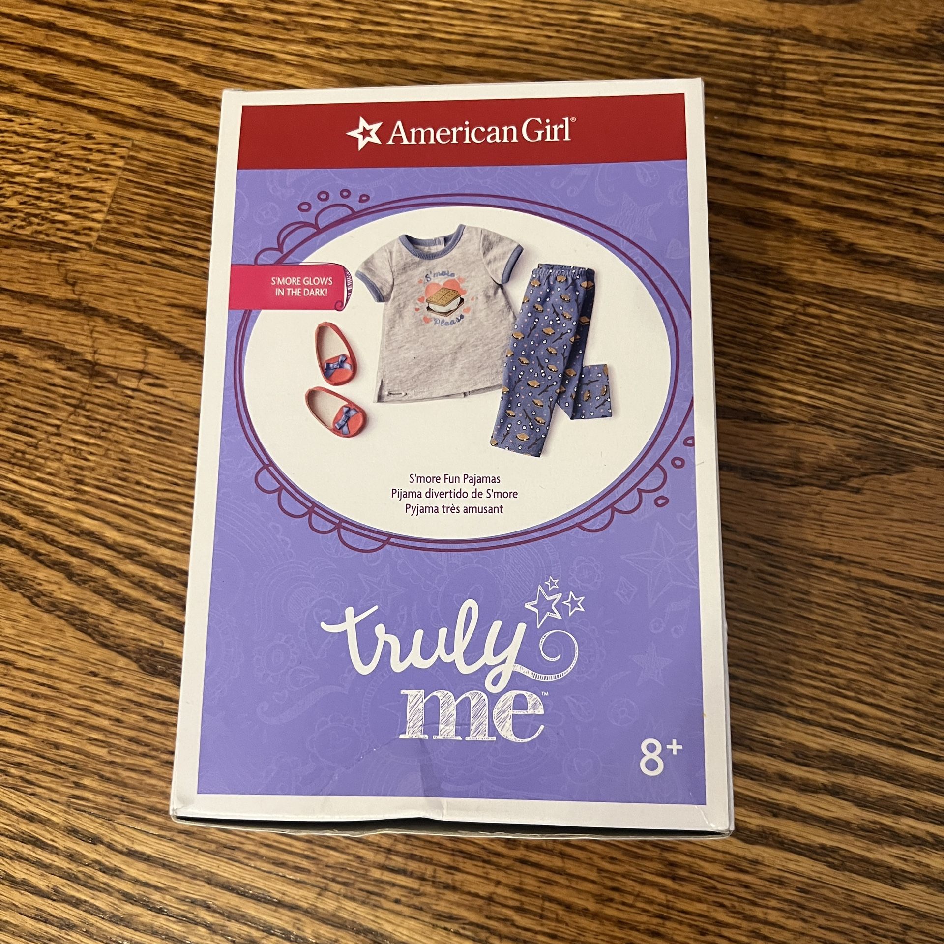 American Girl Truly Me S’More Fun Pajama BOX ONLY - Empty Box