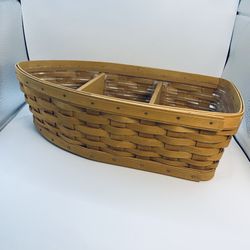 Longaberger Boat Shelf  Basket With Protector