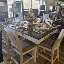 PUB HEIGHT 40X60 DINING TABLE 4 CHAIRS NO CREDIT NEEDED FINANCING AVAILABLE 