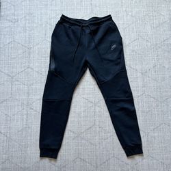 Nike Air Men’s Black Athletic Gym Tech Fleece Jogger Sweats Pants MEDIUM
