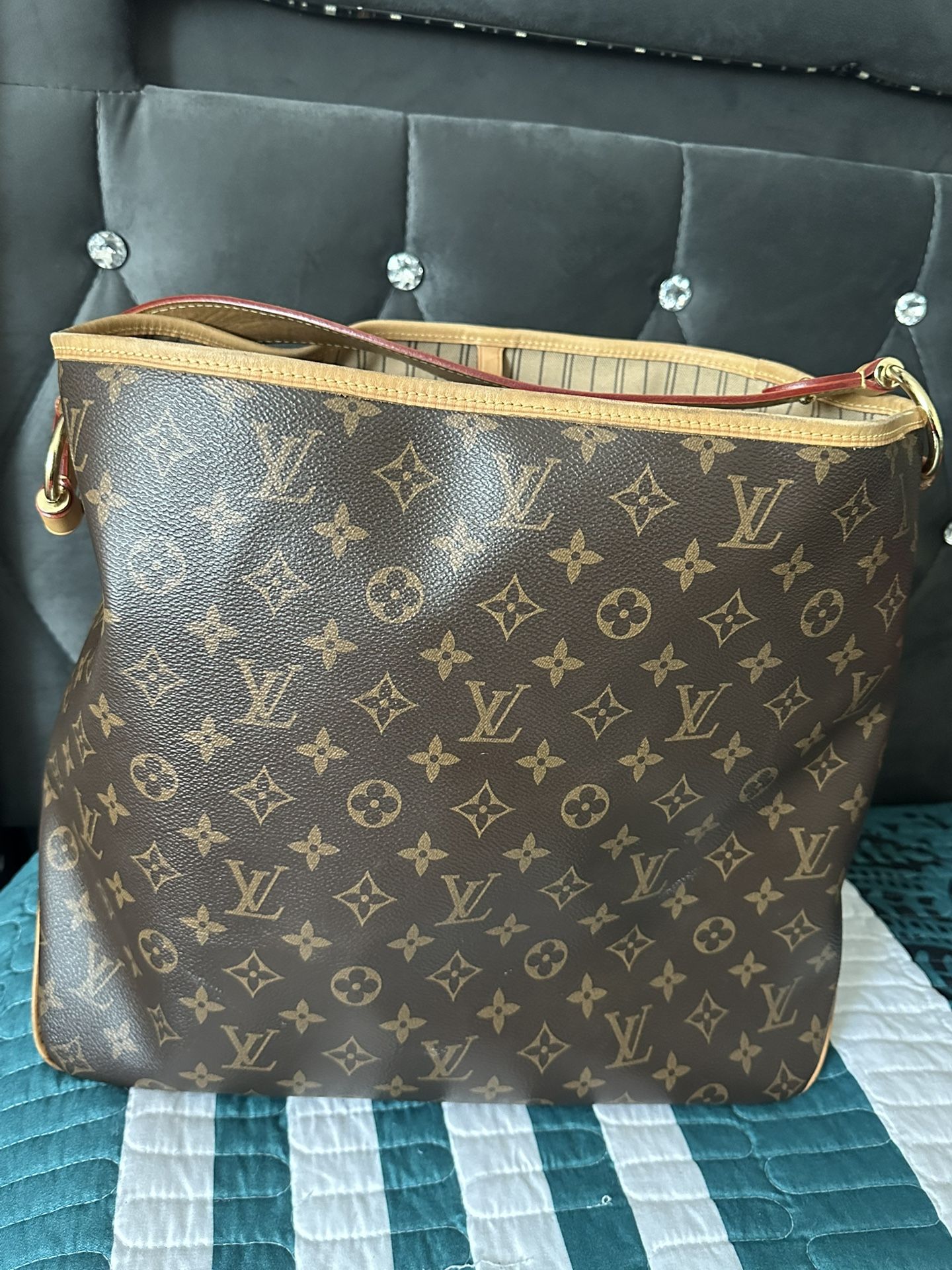 Louis Vuitton Brown Monogram Delightful PM Canvas Shoulder Bag 2018 original 