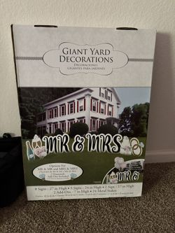 Mr. & Mrs. Yard Signs