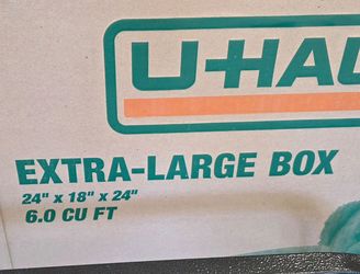 U-Haul Moving Boxes