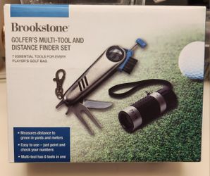 Golfers Multi-Tool And Distance Finder Set