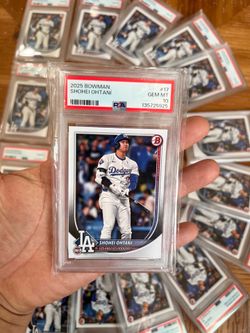 Ohtani Psa 10 cards sports dodgers
