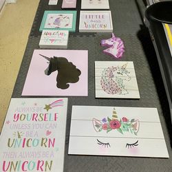 Unicorn  Wall Decor & Blinking Unicorn Lights