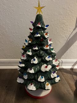 Vintage Ceramic Christmas Tree