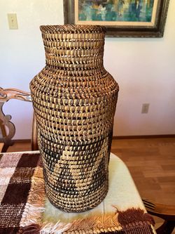 Large Cherokee River Cane Basket