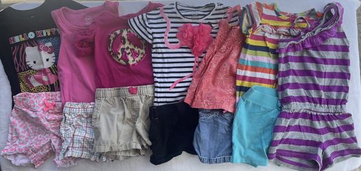 Girls 4T Summer Clothing Lot, 13 Pieces