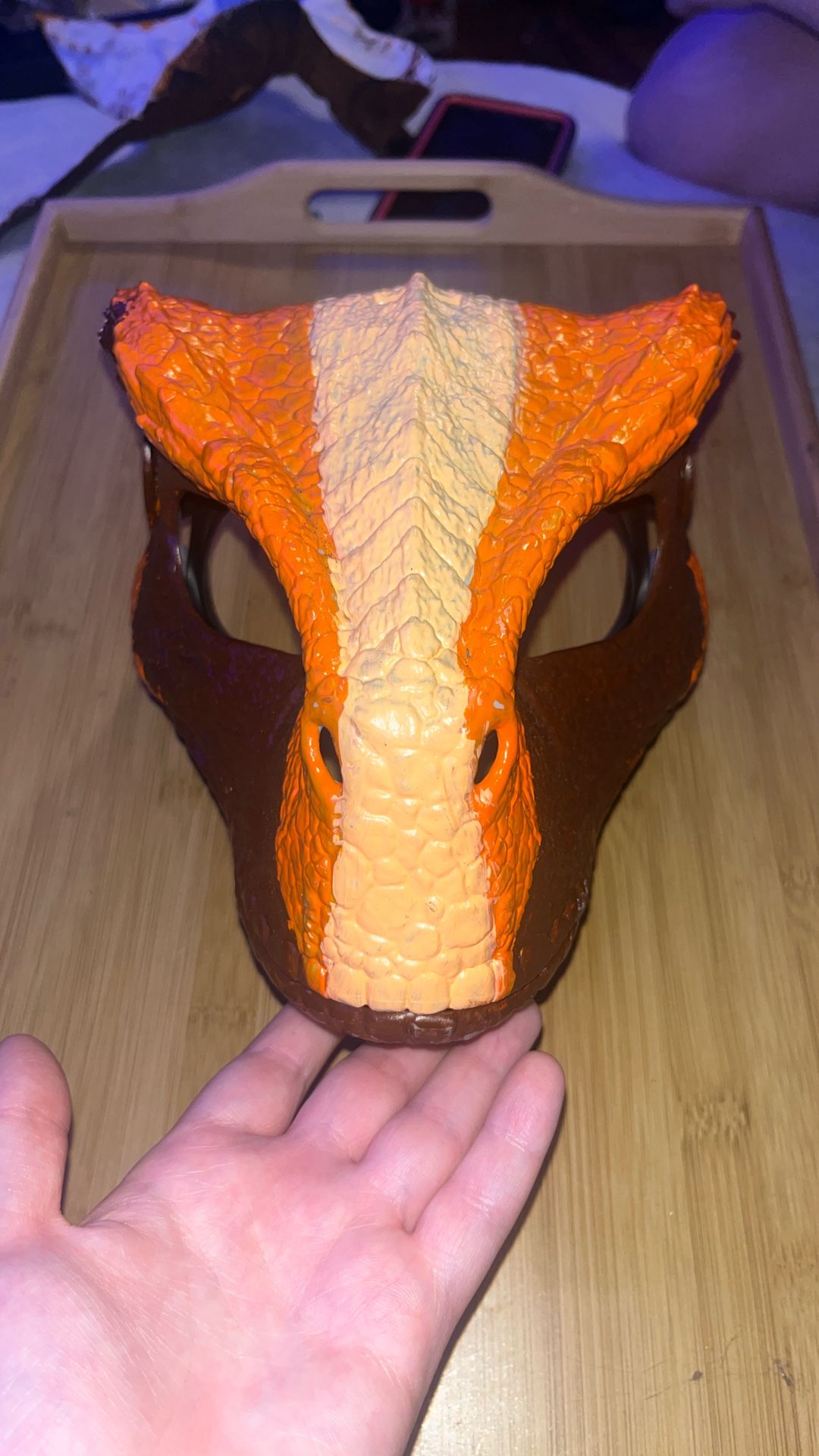 Dino Mask Furry/Therian Custom Painted Noise Interactive