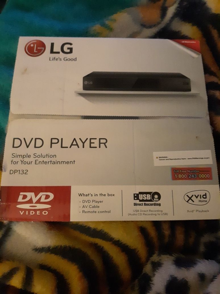 LG DVD player