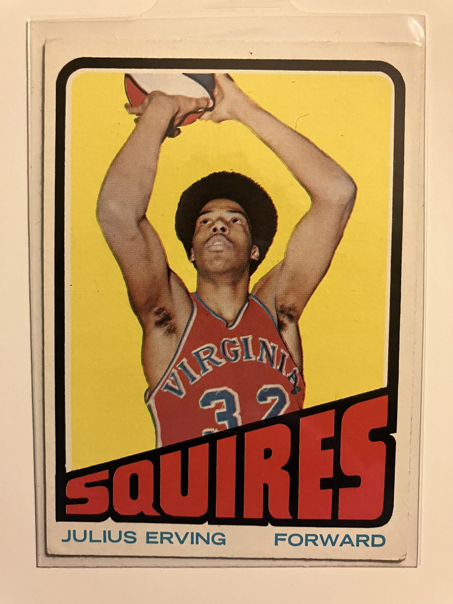 1972 Topps Julius Erving RC