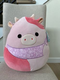 Squishmallow Light Pink Cow
