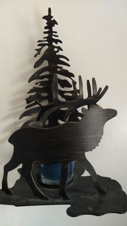 metal candle holder