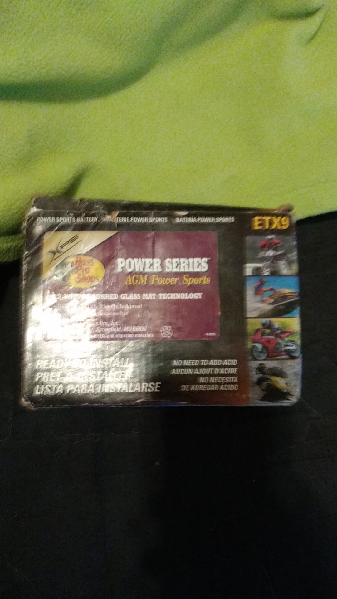 Power series agm sports battery