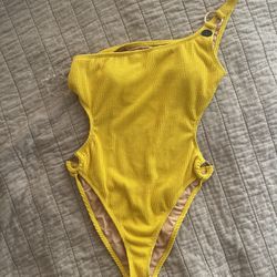 New Cotton On Yellow Bathing Suit Size Large